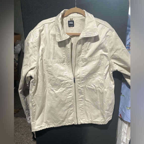Zara men’s cotton jacket XL - Picture 2 of 10
